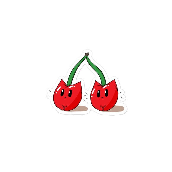 Twin Cherry Sticker