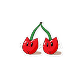 Twin Cherry Sticker