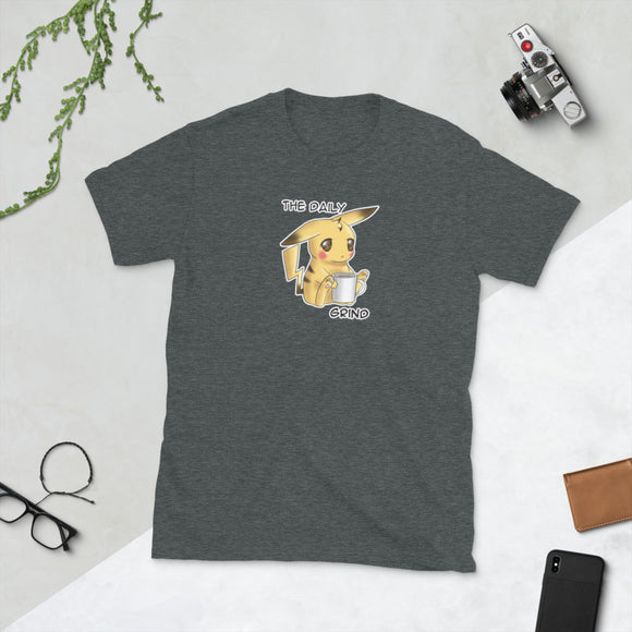 Daily Grind Pikachu Short-Sleeve Unisex T-Shirt